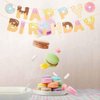 Donut Happy Birthday Banner,Donut Party Supplies,Donut Party Decorations,Donut Garland Bunting Banner for Girls,Boys,Kids Home,Classroom,Baby Showers Decoration