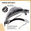 CROWN GUIDE French Hair Clips Acrylic Hair Claw Clips for Thin Hair Flat Hair Clips Cute Decorative Banana Clips Hair Barrettes for Styling Hair Accessories for Women and Girls Grey White
