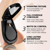 GEUUFEA Full Coverage Liquid Foundation, Long-Lasting & Buildable Foundation Cushion BB Cream, Create Skin-Light Natural Makeup, Foundation for Mature Skin