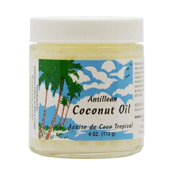 Antillean Coconut Oil 4 oz. Aceite Coco