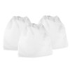 10 Pieces White Non-Woven Nail Art Dust Suction Collector Nail Suction Dust Collector Pouches Replacement Bag for Nail Art Equipment