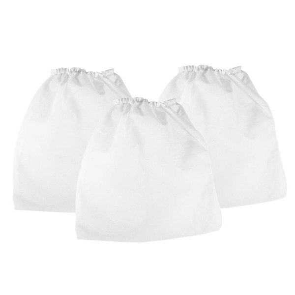 10 Pieces White Non-Woven Nail Art Dust Suction Collector Nail Suction Dust Collector Pouches Replacement Bag for Nail Art Equipment
