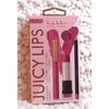 Nicole Miller Juicy Lips, Lip Gloss, Lipstick, Lip Liner 3 pieces (Rich Mauve)