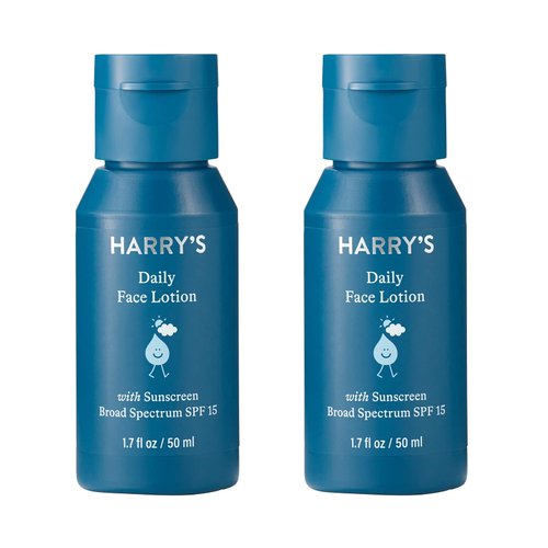Harry&#39;s Face Lotion - Face Moisturizer with SPF 15, 1.7 Fl Oz (Pack of 2)