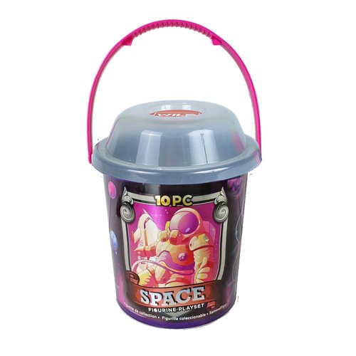Wild Republic Bucket Space, Toy Figures, 6 Pieces, Perfect for Interactive Play