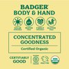 Badger Foot Balm, Organic Tea Tree & Olive Oil Foot Care for Dry Cracked Heels, Cracked Heel Repair for Dry Cracked Feet, Foot Cream Heel Balm, 2 oz