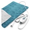 Pure Enrichment® PureRelief XL Heating Pad - 12" x 24" Electric Heating Pad for Back Pain & Cramps, 6 Heat Settings, FSA/HSA Eligible, Soft Machine Wash Fabric, Auto-Off & Moist Heat (Blue)