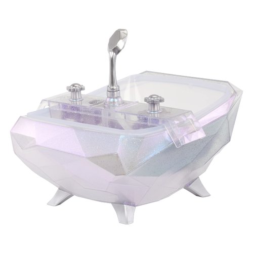 MGA Entertainment Glitter Babyz™ Color Change Bubbling Bathtub, Real Working Shower Head & Makes Bubbles, Easy Clean up, Gift for Kids, Toy for Girls Boys Ages 3 4 5+ Years Old