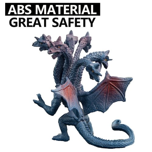 4 Inch Realistic Detail Dragon Toy Set with Gift Box, 12 Pcs Mini Dragon Figure in and Styles, Dragon Theme Party Favors Toy for Kids, Goody Bag Filler, Bulk Gifts, Cake Toppers