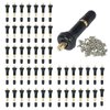 Fekuar 50Pcs TPMS 20008 Rubber Snap-in Valve Stems Tire Valve Stem Replacement VS 950 VS950 15263240 for GM Chevy