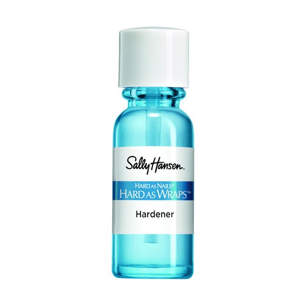 Sally Hansen Hard As Nails® Hard As Wraps™, Transparent, Nail Hardener, .44 Fl Oz, Nail Strengthener, Clear Nail Polish, Nail Strengthening Polish, Smooth, Protective