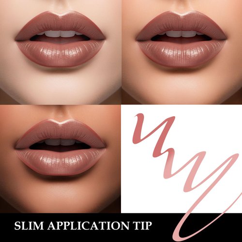 DAGEDA Peel Off Lip Liner Stain, Tattoo Lip Liner Peel Off Lip Stain with Tweezer, Transfer Proof, Waterproof, Long Lasting Lip Stain, Highly Pigmented Matte Finish Lip Tint Stain (Sweet)