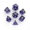 DND Dice Set-Chessex D&D Dice-16mm Translucent Purple and White Plastic Polyhedral Dice Set-Dungeons and Dragons Dice Includes 7 Dice - D4 D6 D8 D10 D12 D20 D% (CHX23077)