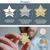 PinMart Year Service Award STAR Lapel Pin – Gold- & Silver-Plated Metal Workplace Reward Pin – 1-30 Years of Service Star Pins for Long Standing Employees or Volunteers