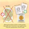Face Glow- Fuller’s Earth w/Turmeric & Sandalwood- 12 Individual Sachets of Multani Mitti (10 gm each)- Reusable Brush & Tray Included- Timeless Radiance- Face Mask for Healthy Looking Skin- Chemical