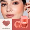 Stamp Liquid Blush Stamp Blush with Heart Shaped Applicator Natural Long Lasting Blush, Light and Airy Makeup for Women (3)