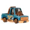 Hot Wheels Collectible Die-Cast Vehicle - Toon'd '83 Chevy Silverado Pickup Truck - Teal and Gold - HDH54-1/6