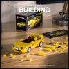 Mould King Initial D Car RX-7 Mazda Model Car Building Blocks with Display Case, 27016 Model Car Kits Speed Champion Car Building Sets, Sports Race Car Building Kits for Adults and Kids 8+(329 PCS)