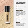 POPCODE Ultra Glow Liquid Highlighter Makeup for A Glowing Skin, Soft-Focus Look, Enriched with Hydrating Squalane Oil - Wear Alone or Under Makeup, Vegan & Cruelty-Free(1.56 oz)
