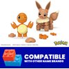MEGA Pokémon Action Figure Building Toys Set, Poké Ball 2-Pack, Charmander and Eevee with 40 Pieces, for Kids