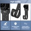 Tera EV Charger Cable Holder for Tesla: Waterproof Material Electric Car Wall Mount Connector Holder with J-Hook Charging Cable Holder Organizer Electric Vehicle Charging Station Accessories