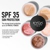 KYDA Mineral Setting Powder, SPF 35 Translucent Shimmer Mineral Loose Powder, Sheer Coverage, Weightless Oil Free Setting Powder, Blurring Finishing Powder, Extend Base Makeup, Veil Translucent