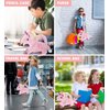 DolliBu Pink Unicorn Plush Handbag - Super Soft Plush Stuffed Animal Purse for Children's Accessories, Kids Hand Bag Toy Purse, Fluffy Dress Up Toy Purses for Girls and Boys - 11 Inches
