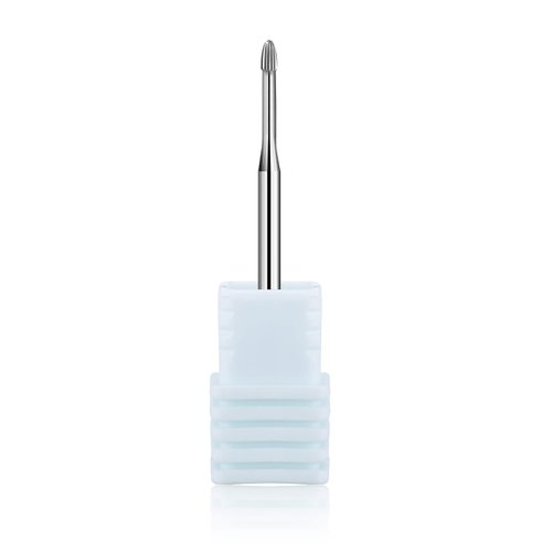 NMKL38 Safety Nail Drill Bits Tungsten Carbide Rotary Burrs Cuticle Clean for Nail Salon Manicure Tools 3/32" Grain Shaped for Electric Nail File Machine