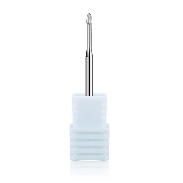 NMKL38 Safety Nail Drill Bits Tungsten Carbide Rotary Burrs Cuticle Clean for Nail Salon Manicure Tools 3/32" Grain Shaped for Electric Nail File Machine