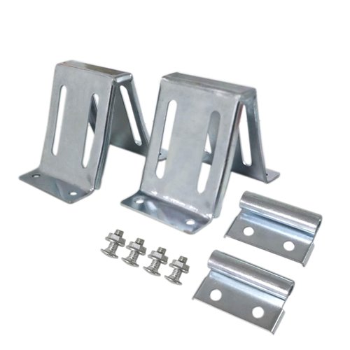 Garage Door Adjustable Top Bracket for Residential Doors, Adjustable Top Roller Bracket in Galvanized, Top Section Replace Bracket, Garage Doors Fixture Bracket (2 Pack)