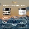 Shilajit Pure Himalayan Organic Shilajit Resin - 600mg Maximum Potency Natural Organic Shilajit Resin with 85+ Trace Minerals & Fulvic Acid for Energy, Immune Support, 30 Grams (2 Pack)