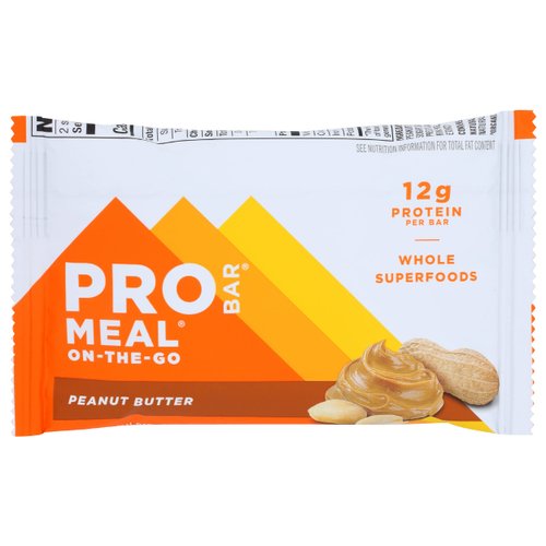 Probar Organic Peanut Butter Bar, Gluten Free, Non GMO, 3 Ounce (Pack of 12)