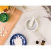 HIC Kitchen Mortar and Pestle for Grinding Spices and Herbs and Crushing Pills, Fine-Quality Porcelain