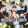 PADELO Silver Shimmer Wall Backdrop, Square Backdrop Curtain,2Pcs 3.3x6.6 Feet Silver Streamer Backdrop for Party Decorations