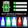 SILANON Deep Drop LED Fishing Light Underwater Waterproof Fishing Light Night Flashing Fishing Lure Light Attractants Fishing Lamp Tools for Attracting Bait Lures 5 Colors 4.7in,6.7in