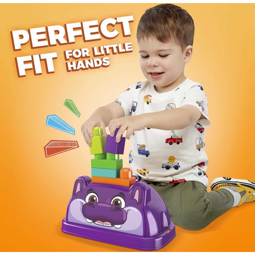 Mega Bloks First Builders Silly Hippo Grv21, Building Toys for Toddlers (25 Pieces)
