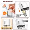 Pawfan Minoxidil Applicator, Hair Oiling Applicator, Root Comb Applicator，Scalp Oil Dispenser, 2-in-1 Hair Growth Oil Applicator and Scalp Massager for Hair Treatment and Growth