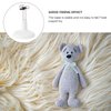 NUOBESTY Doll Stands Display Holder Doll Bracket Support Bear Stand for Home White 15cm 4pcs