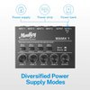 Moukey Mini Audio Mixer Line Mixer, DC 5V, 4-Stereo Ultra, Low-Noise 4-Channel for Sub-Mixing, Ideal for Small Clubs or Bars, As Guitars, Bass, Keyboards Mixer, 2021 New Version-MAMX1