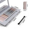 GEUUFEA 12 Colors Smoky Eyeshadow Palette, Dark Blendable Eye Shadow Palette, Matte Shimmer Eye Makeup Powder for a Bold Retro Look