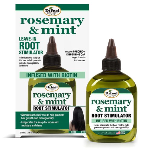 Difeel Rosemary and Mint Root Stimulator Oil with Biotin for Hair Growth, 7.1 oz. - Hair Growth S...