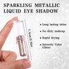 Glitter Shimmer Liquid Eyeshadow Champagne Color,Multi Dimensional Eyes Makeup Looking, Long Wearing And Quick-Drying,Shimmer Eye Shadow Looking, Easy To Appaly,Perfect For Girl or Women Gift #4