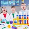 INNOCHEER Kids Science Experiment Kit with Lab Coat Scientist Costume Dress Up and Role Play Toys Gift for Boys Girls Kids Age 6+ Christmas Birthday Party