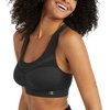 Champion, Infinity Racerback, Moderate Support, Seamless Sports Bra for Women, Black, X-Small