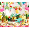 American Greetings Tropical Luau Party Supplies for BBQs and All Summer Parties, Plastic Table Covers (3-Count)