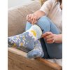 Karma Bee Yourself Crew Socks - Cute and Funny Socks for Women - Bright and Colorful Designs - One Size Fits Most - Bee Yourself