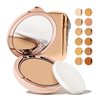 Ilumina CC Creamy Compact SPF 50+ Mineral Broad Spectrum Sunscreen for Face - Tinted Blurring Balm SPF- Matte, Light Coverage - Water & Sweat Resistant - All Skin Types - By Sofia Vergara, 10g 1C