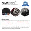 AMAZKER Sleep Mask Invisible Alar Deep Orbit 3D Eye Mask Ultra Lightweight & Comfortable Sleeping Mask for Travel, Nap, Shift Works, Black & Blue