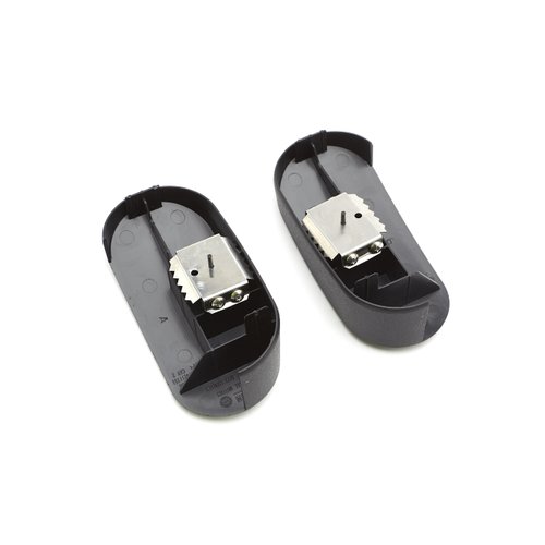 GM Accessories 19212311 Assist Step End Cap Kit in Black with Retainers