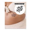 Inkbox Temporary Tattoos, Semi-Permanent Tattoo, One Premium Easy Long Lasting, Water-Resistant Temp Tattoo with For Now Ink - Lasts 1-2 Weeks, Contrast, 3 x 3 in